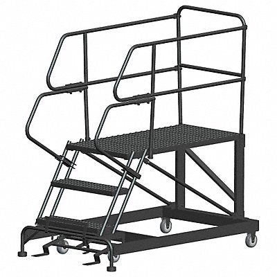 Roll Work Platform Steel Single 30 In.H