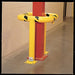 Column Protector Steel 36 in H Yellow