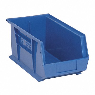 F0605 Hang and Stack Bin Blue PP 7 in