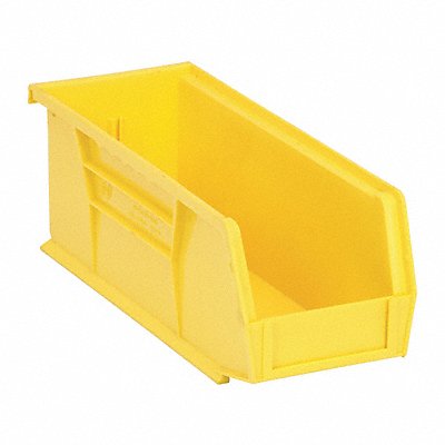 E1526 Hang and Stack Bin Yellow PP 4 in