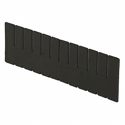 Divider Black Polyethylene 4 7/16 in