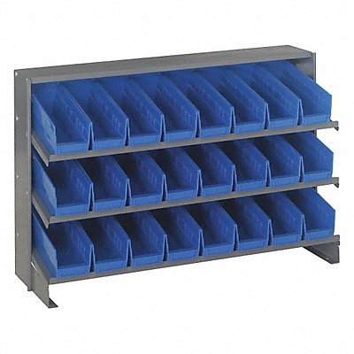 E1540 Bench Pick Rack 12x21x36in Blue