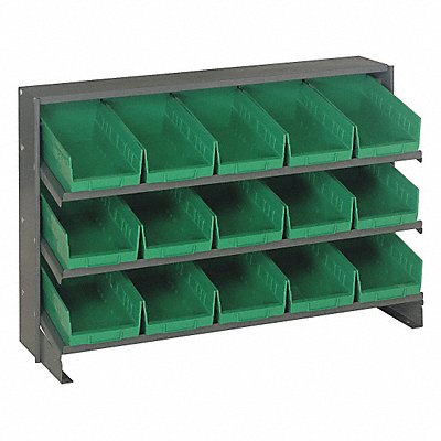 E1541 Bench Pick Rack 12x21x36in Green