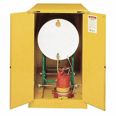 Flammable Cabinet Horizontal 55 gal YLW