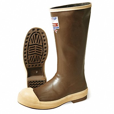 E7174 Rubber Boot Men s 9 Knee Brown PR