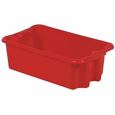 Stk and Nest Ctr Red Solid Polyethylene