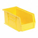 F0600 Hang and Stack Bin Yellow PP 5 in