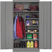 Storage Cabinet 72 x36 x24 MdGry 5Shlv