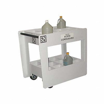 Chemical Transfer Cart 100 lb 24 Bottle