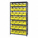 E1498 Bin Shlvng 12inx75inx36in Yellow