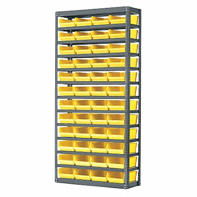 Bin Shlvng 12inx79inx36in Yellow