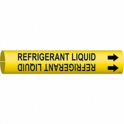 Pipe Marker Refrigerant Liquid 7/8in H