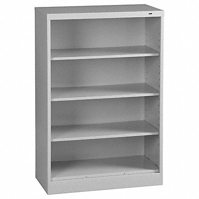 Bookcase Width 36 In 4 Shelf Grey