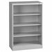 Bookcase Width 36 In 4 Shelf Grey