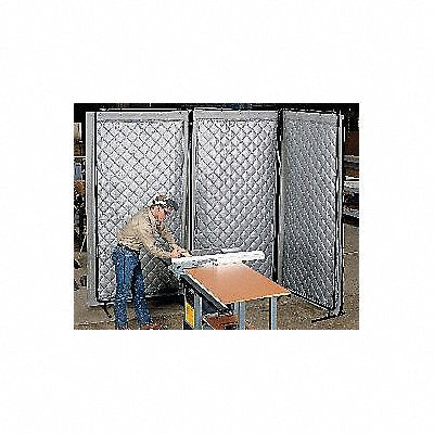 Acoustic Screen Modular Gray 4-1/2 x8ft.