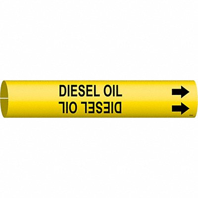 Pipe Marker Diesel Oil 13/16in H 4/5in W