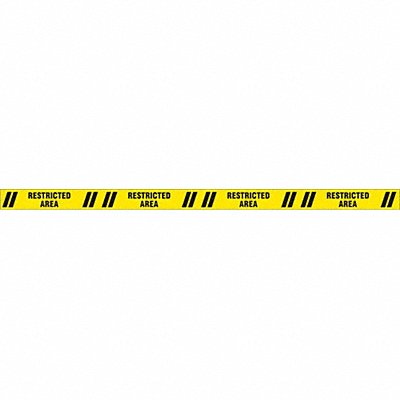 Floor Tape Black/Yellow 3 inx60 ft Roll