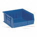 F0603 Hang and Stack Bin Blue PP 5 in