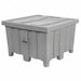 Ribbed Wall Container Gray