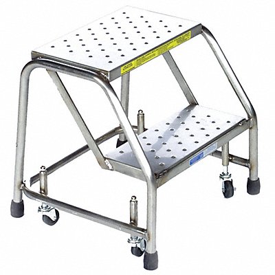 Rolling Ladder Stainless Steel 19 in.H