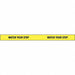 Floor Tape Black/Yellow 2 inx180 ft Roll