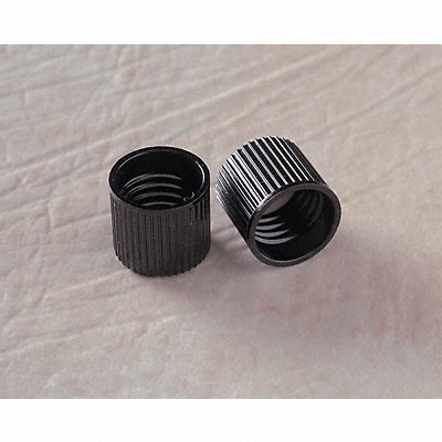 Cap 18 mm Dia Black 0 PK1000