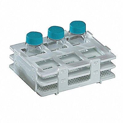 Bottle and Vial Rack 6 Polypropylene