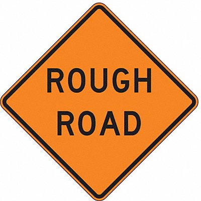 Rough Road Traffic Sign 30 x 30 