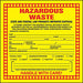 DOT Handling Label Waste 6 Label W PK25