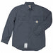 E6404 FR Long Sleeve Shirt Navy 3XLT Button