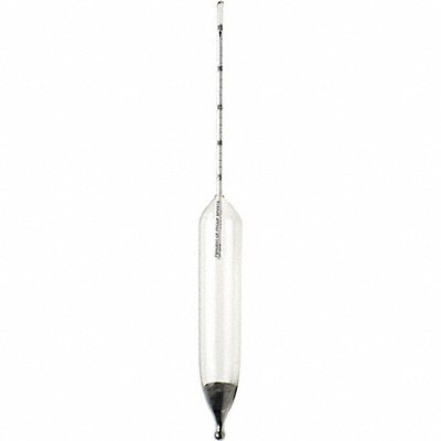 Hydrometer Alcohol 75-95 Proof 12 In H