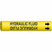 Pipe Mrkr Hydrlc Fluid 13/16in H 4/5in W