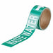Pipe Marker Waste Water 1in H 8in W