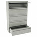 File Cabinet 42 in 5 Drawer Grey