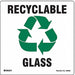 Recycle Label 5 in x 5 in Vinyl PK5