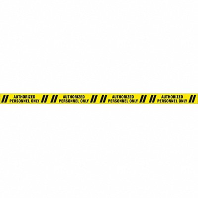 Floor Tape Black/Yellow 3 inx60 ft Roll