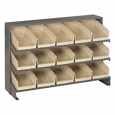 E1541 Bench Pick Rack 12x21x36in Ivory