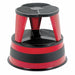 Office Step Stool Red 14-1/2 H 350lb