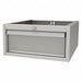 Drawer 16-3/4W x 19-1/4D x 8H In Gray