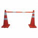 Telescoping Cone Bar Orange 60-108 In L