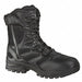 E7871 Work Boots 9-1/2W Front Lace/Side Zip PR