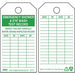 Emer Sh  Eye Wash Test Rcd Tag PK10