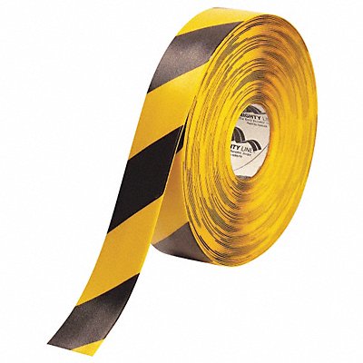 K3721 Floor Tape Black/Yellow 2 inx100 ft Roll