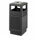 Ash/Trash Can 38 gal Black