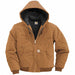 F2635 Hooded Jacket Insulated Brown MT