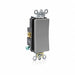 Wall Switch Gray Single Pole 2 hp