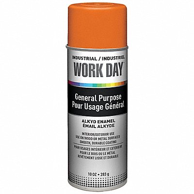 Spray Paint Gloss Orange 10 oz