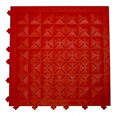 Antifatigue Mat Recycle PVC Red PK10