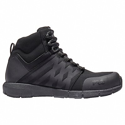 Athletic High-Top Shoe W 8 1/2 Black PR