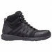 Athletic High-Top Shoe W 11 1/2 Black PR